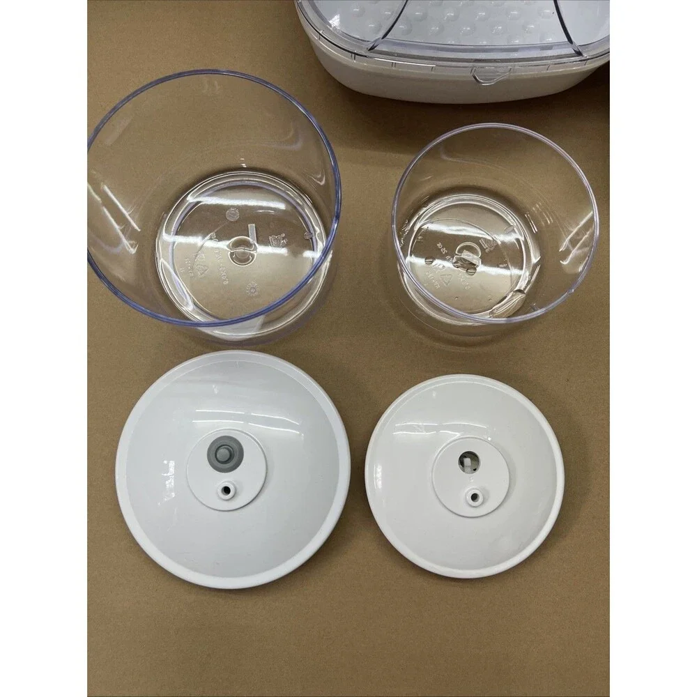 10 Piece FoodSaver Snail Vacuum Seal Canisters Marinate Food Storage